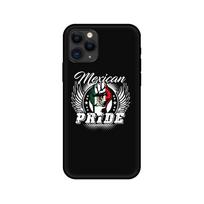 Black tpu case for iphone 5 5s se 2020 6 6s 7 8 plus x 10 XR XS 11 12 mini pro MAX back cover Mexico flag emblem iphone 7 8