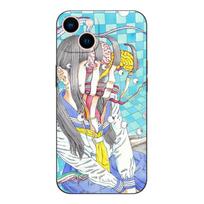 Black tpu Case For Samsung galaxy A3 A5 A7 2016 2017 2018 cover shintaro kago horror cartoon Samsung A7 2016 beige