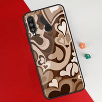 Flower Power Deformed love Case For Huawei Honor 50 P20 P30 P40 P50 Pro Lite P Smart Z 2019 2021 Nova 5T Phone Cover Huawei P40 orange