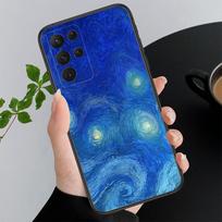 Vincent Van Gogh Art Phone Case For Samsung A52S A21S A33 A23 A13 A14 A32 A52 A53 A54 A51 A71 M51 A53 5G blue