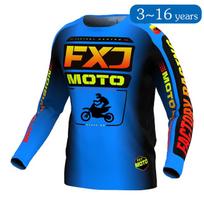 vaikas Motocross Jersey lenktynės Visureigis dviratis MX Enduro MOTO Motociklas berniukas mergaitė vaikas 5 6 7 8 9 10 11 12 13 14 15 16 S-Jersey-kid