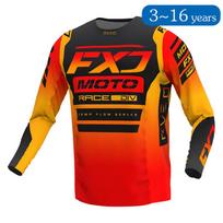 vaikas Motocross Jersey lenktynės Visureigis dviratis MX Enduro MOTO Motociklas berniukas mergaitė vaikas 5 6 7 8 9 10 11 12 13 14 15 16 S-Jersey-kid