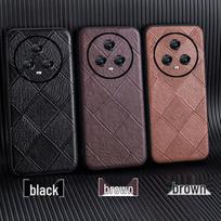 Honor Magic 3 Pro Ultimate Edition Cowhide Diamond Pattern Leather Case - Full Cover. Magic5 Pro juoda