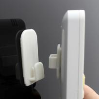 4 vnt./rinkinys Plastikiniai kabliukai Lipnus kabliukų rinkinys Oro kondicionierius TV nuotolinio valdymo pultas raktas Praktiškas sieninis laikiklis Tvirtas pakabos laikiklis 1pcs balta