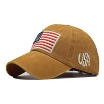 Popular hat Alphabet baseball cap Versatile trendy men women's flag pure cotton hat Adjustable