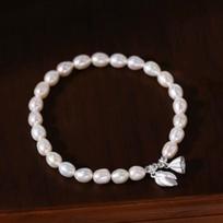 Two Shihuan Pure Silver 999 Pearl Lotus Seedpod Couple Bracelet Ins Style Fashion All-Matching Sterling Silver Bracelet