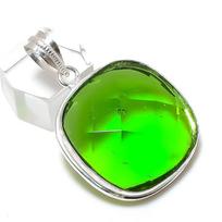 Peridot Gemstone Handmade 925 Sterling Silver Gift Jewelry Pendant 1.81  w5N41 green