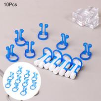 10Pcs Orthodontic Dental Cotton Roll Clip Ortho Plastic Blue Isolator Tool Disposable Cotton Holder Dentist Clinic Lab Supplie blue