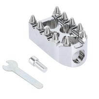 Sturdy Toe Shifter Peg Lightweight Stainless Steel High Hardness gray