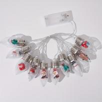 15cm 10 LED, Kalėdinė Senelio Sniego Senio Eglutės Dovanų Rinkinys, Šventinės Lemputės, Vidaus Lauko Apšvietimas, Namų Dekoravimas (Baterijos neįtrauktos) Warm gray