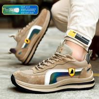 Anti-smashing Shoes, Labor Insurance Shoes, Straps, Steel Plate Soft Soles, Wear-resistant, Deodorant and Breathable Work Safety Shoes 36