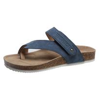 fashion New Trend Ladies Platform Beach Shoes Cork Open Toe Flat Slippers Anti-Slip Cool Flip Flops Casual Sandals Beach Flats Slippers 35 mėlyna