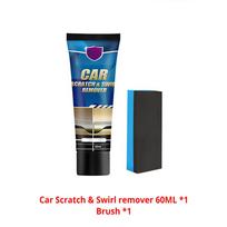 1Pcs Car Scratch Swirl Remover Auto 15/60/120ml Repair Tool  Scratches Polishing Wax Anti Accessories Maintenance Wash Paint Care 60ml+Plating brush
