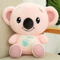 Minkšti Kawaii Australia Gyvūnai Koala pliušiniai žaislai Kimšti gyvūnai Koala Meškiukas Lėlė Vaikams Miela Kalėdinė dovana 30cm rožinė
