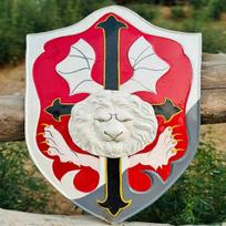 76.2 cm Medieval Spartan Shield Lion face shield Spartan Shield for Boyfriend Father Best Gift Halloween red