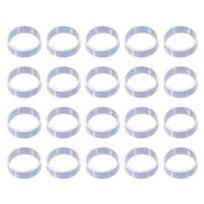 20Pcs Joystick Elastic Guard Rings for PS5/PS4/Switch PRO Controller Silicone Rings Cover Invisible Protective Rings