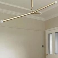3 Light Mid Century Apparatus Lighting Modern Fixture Ceiling Chandelier Lamp gray