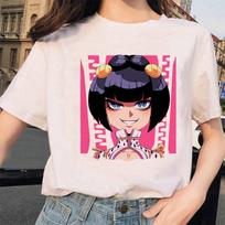 Japonijos anime JoJo's Bizarre Adventure juokingi marškinėliai vyrams moterims su spauda Atsitiktinis Jojo T 2XL balta