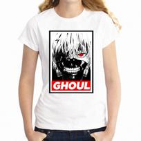 Moteriški marškinėliai Tokyo Ghoul Ink Art Ken Kaneki Anime Manga Artwork Girl s M