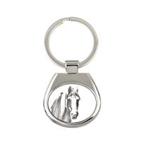 Fell ponis - raktų pakabukas su arkliu, raktų pakabukas su spauda, personalizuotas pakabukas iš Art-Dog prekės ženklo sidabras