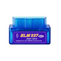 1 x Mini ELM327 Bluetooth V1.5, skirtas Android Torque OBD 2 sąsaja OBD2 skaitytuvas OBDII protokolų kodų skaitytuvas Automobilio diagnostikos trikčių skaitytuvas mėlyna