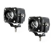 2 vnt. Universalus motociklo LED prožektorius priekinis žibintas rūko žibintas 20W 5000 Lms LED prožektoriai dviejų spalvų baltas geltonas