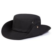Unisex Big Brimmed Fisherman's Hat Sunscreen Beach Hats Outdoor Leisure Bucket Cap Foldable Caps kamufliažas/armijos žalia spalva