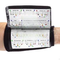 Playbook Wristband Coaches Manual Portable Softball Band Basketball Football Play gray