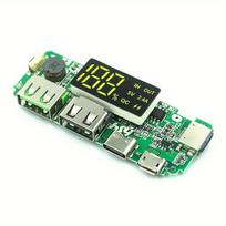 5V 2.4A Micro/Type-C USB 18650 LED Dvigubas USB Mobilus Power Bank Įkrovimo Modulis Ličio Baterijų Įkroviklio Plokštė Grandinės Apsauga