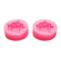 „Bloom Rose“ silikoninis pyragas su 3D gėlių fondant formų keksiukų šokoladiniu dekoru Onesize pink