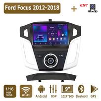 Android Carplay Automobilio Radijas Ford Focus 2012-2018 Multimedia Grotuvas Galvos Vienetas Stereo GPS Navigacija BT WIFI 2+32GB 1+16GB