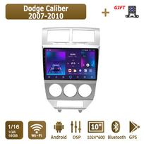 Android automobilio radijas, skirtas Dodge Caliber 2007–2010 daugialypės terpės grotuvo galvos blokas Stereo GPS navigacija BT WIFI 1+16GB 1+16GB