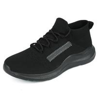 Men'S Shoes Summer Casual Sports Trend Versatile Flying Weaving Breathable Thin Deodorant Soft Sole Non-Slip 36