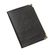 Leather Passport Holder Multi-Function Passport Package ID Card Set Fashion Trend Suitable for Travel Leisure for Giftjavascript: brown