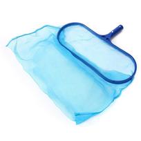 Leaf Rake Mesh Frame Net Skimmer Cleaner Swimming Pool Spa Tool New One Size mėlyna