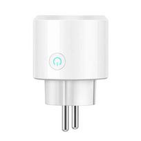 Smart Socket Balso nuotolinio valdymo pultas Maitinimo statistika Europos standartinis lizdas WIFI Version No Metering balta