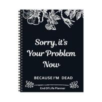 End of Life Planner Notebook A4 Size 73 Sheets Thick Paper pilka