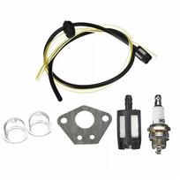 Alyvos puodelio 15 mm karbiuratoriaus rinkinys Metalinis grandininis pjūklas Carb Naujas karbiuratoriaus rinkinys, skirtas krūmapjovei43cc/52cc/49cc juoda