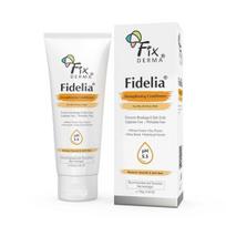 Fixderma Fidelia stiprinantis kondicionierius su taukmedžio sviestu ir kviečių baltymais garbanotiems ir sausiems plaukams | Plaukų kondicionierius - 100g (Pakuotėje 1 vnt) white