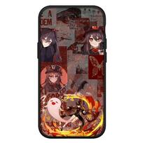 skirtas iPhone 16 15 Xiaomi Redmi Note 13 12 11 Pro Max X 9 14 Plus XR Samsung Galaxy A16 S24 S23 A06 Huawei OPPO Genshin HuTao Impact Hu Tao telefono dėklas for iPhone 16 Pro lubų spalva