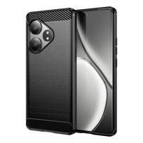 For Cover Realme GT Neo 6 Case For Realme GT Neo 6 SE 6T Anti-knock Soft Silicon Carbon Fiber Back Case For Realme GT Neo 6 Case For Realme GT 6T raudona