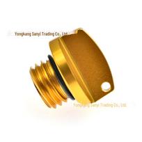 Universalus motociklo M20*2.5 alyvos angos pildymo varžtas Honda Yamaha Kawasaki Ducati juoda