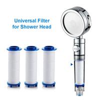 2 vnt universalus suslėgto dušo filtro medvilnės purkštuvo purkštukų valiklis white