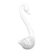 Puntos Silicone Creative Swan Hooking arbatos infuzinis filtras, filtro difuzorius, gėrimų įrankis balta