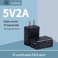 3C sertifikuotas 5V2A USB greitasis įkroviklis – suderinamas su JAV ir ES 3C certification-5V2A balta