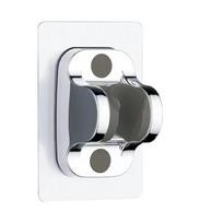 Large Pressurized Shower Head for a Spa-Like Experience In Your Bathroom - Rainfall & Handheld Options Available Punch-free large panel shower bracket gray