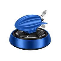 Solar Powered Spaceship Accessories Car Perfume Diffuser Spaceship Ornament  Air Purifier Long-Lasting Fragrance Decorations mėlyna