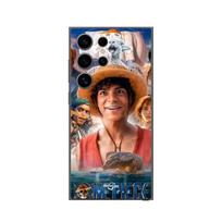 Case - Maniacase - Samsung Galaxy S24 Ultra - Black - Luffy One Piece - Soft