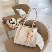 Casual PU Leather Tote Shoulder Bags New In Large-capacity Women's Crossbody Bags Simple Female Handheld Handbags Black Beige black