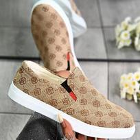 Fashion Sneakers Women Designer Shoes Floral Embroidery Mesh Sneakers for Women Slip on Casual Comfy flat Shoes Woman Zapatos De Mujer 36 chaki